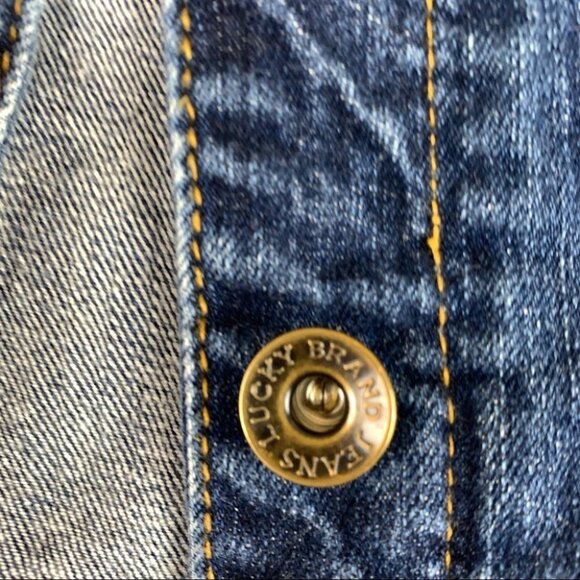 Lucky Brand Denim Jean Jacket Girls Large - Picture 7 of 10